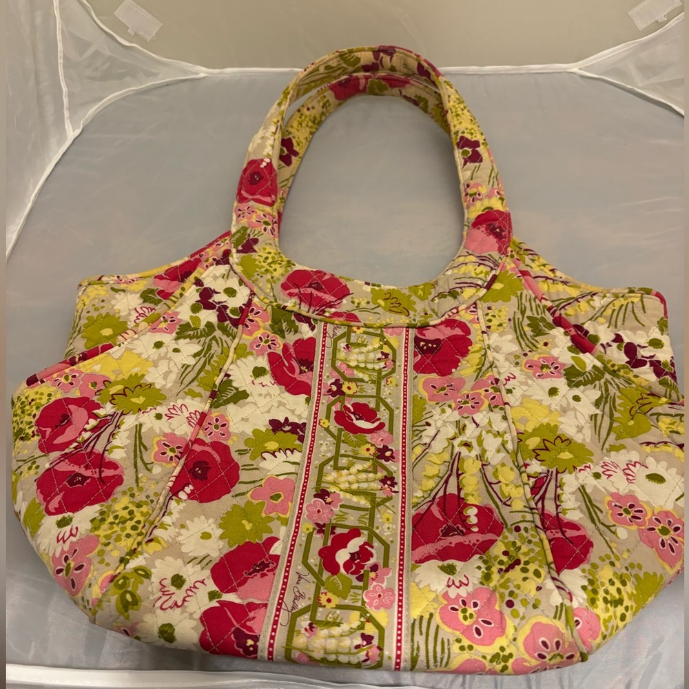 Vera Bradley Side By Sideide Shoulder Bag in Make Me Blush.